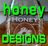 click to see custom honey jar designs
